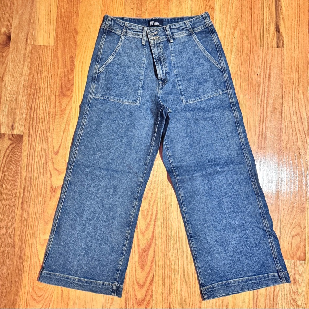 GAP Blue Wide Leg Jeans